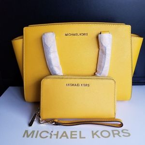 New Michael Kors Selma Bag and Wallet